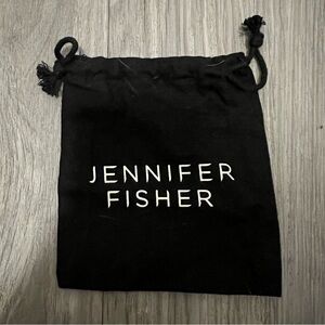 Jennifer Fisher Black Drawstring Pouch
